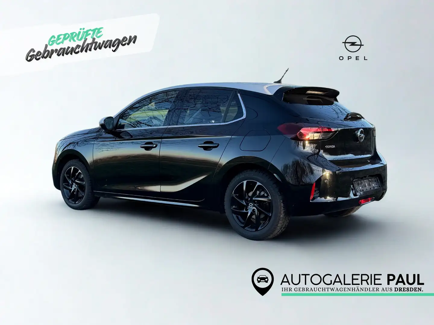 Opel Corsa Eleg.*W-PAKET*KAMERA*KLIMA*8xBEREIFT* Schwarz - 2