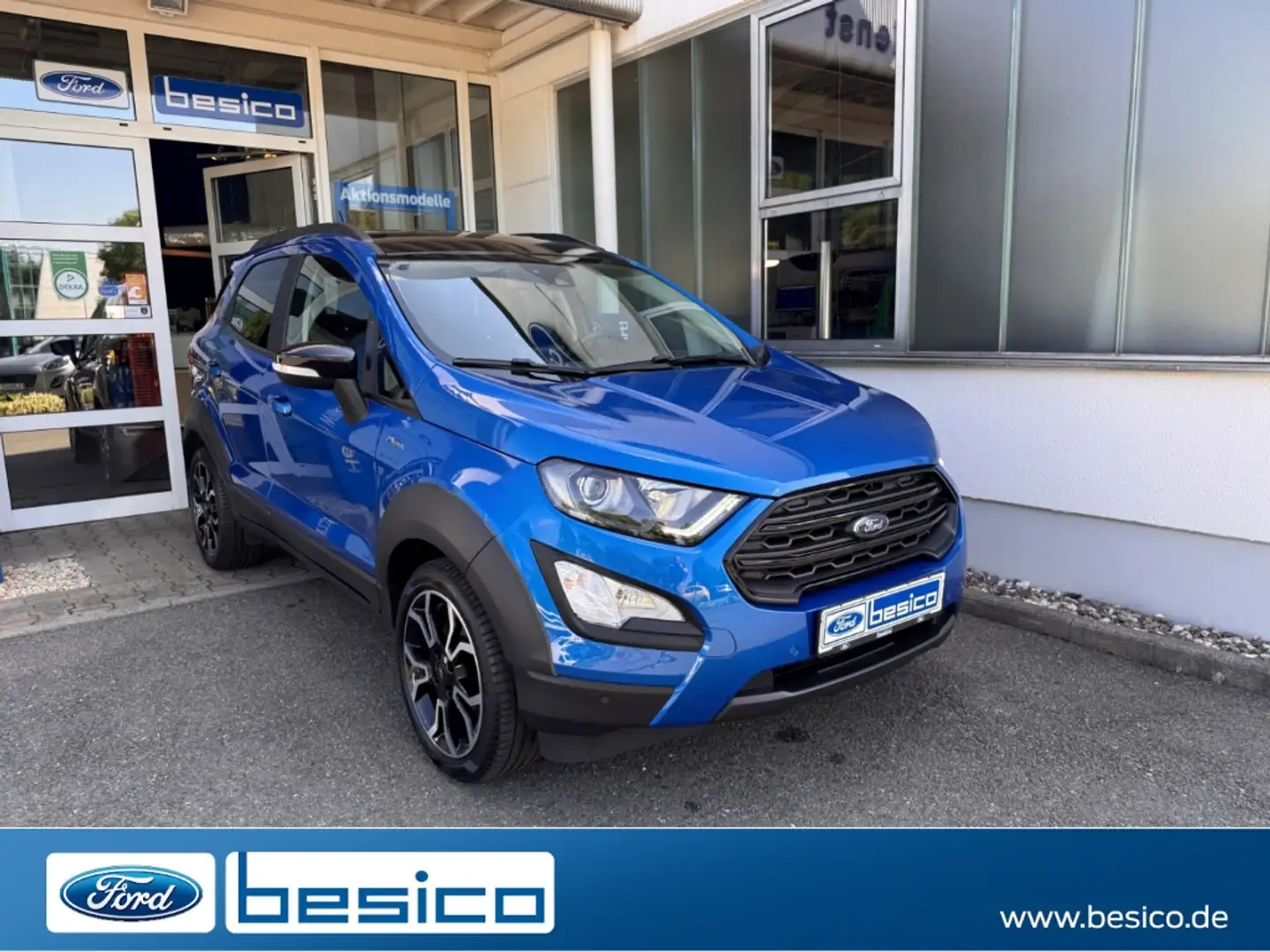 Ford EcoSport Active+PDC+BLIS+B&O+DAB+NAV+KeyFree+LMF Blau - 1