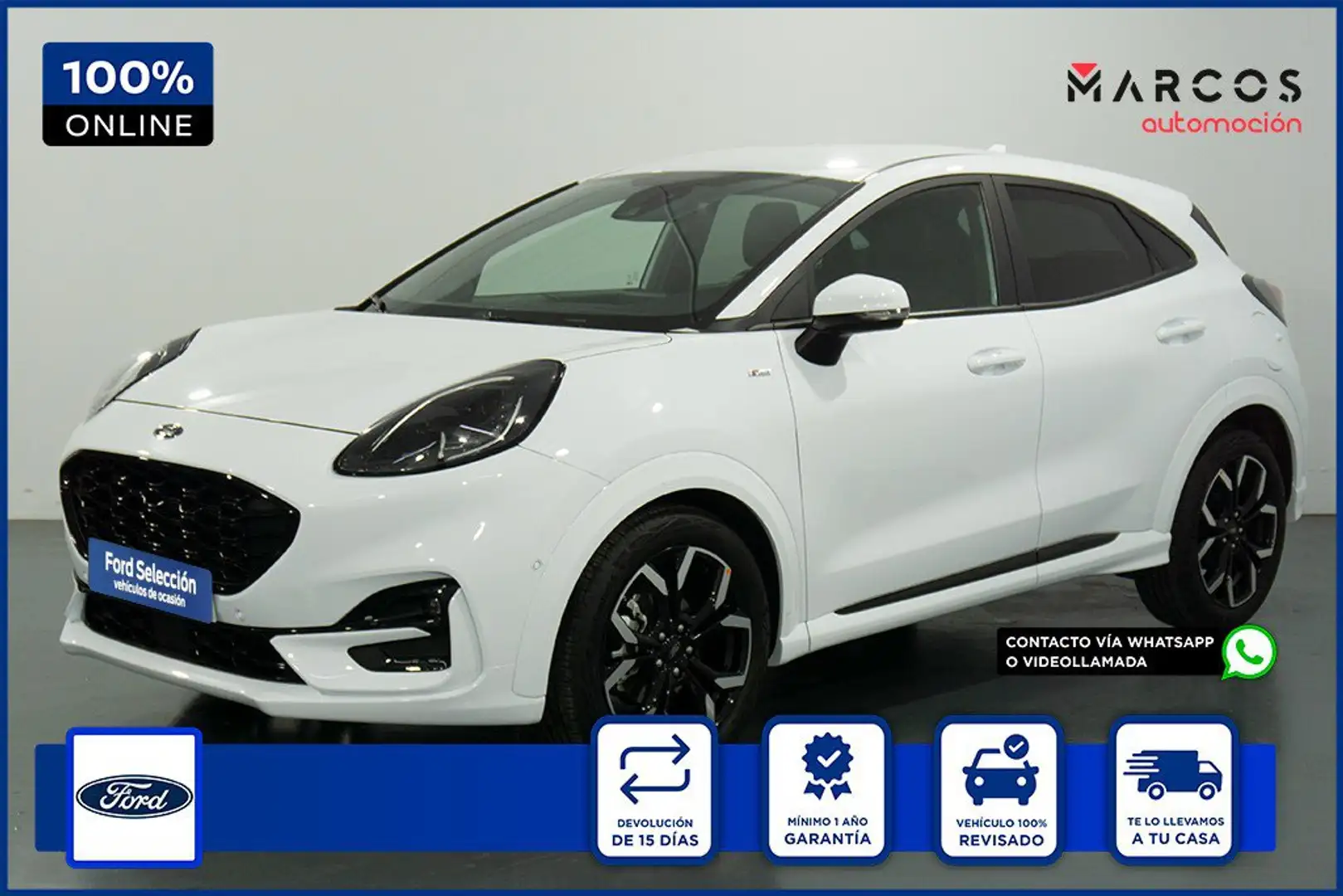 Ford Puma 1.0 EcoBoost MHEV ST-Line X 125 Bianco - 1