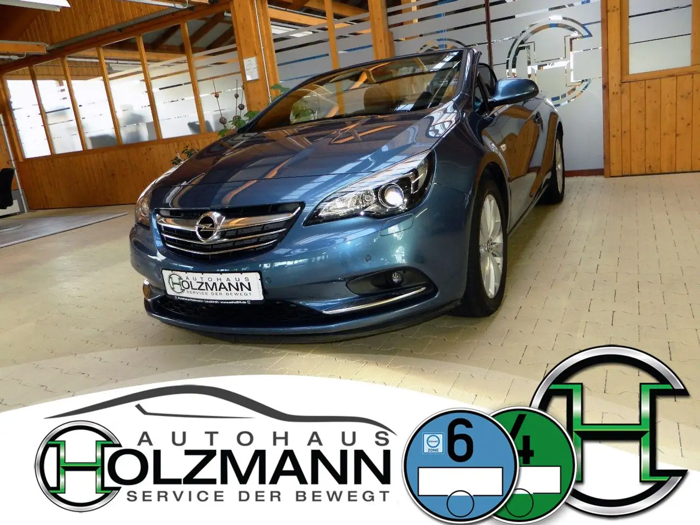 Opel Cascada Cabriolet 1.6 SIDI ecoFLEX® Innovation Bleu - 1