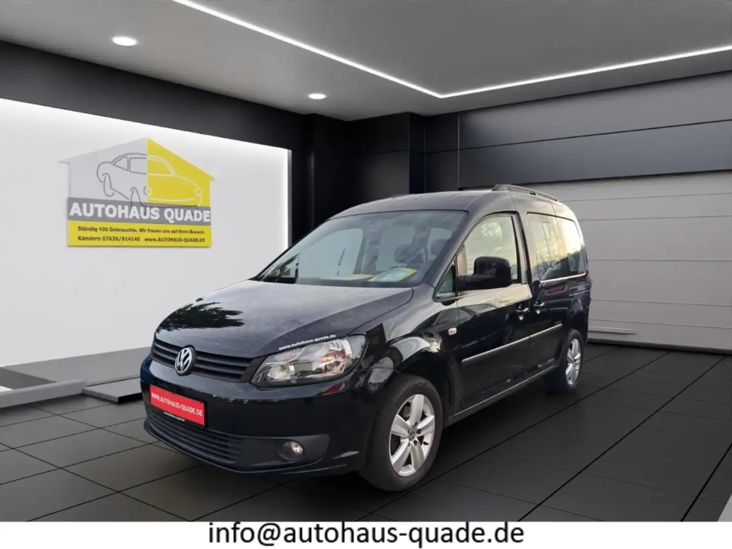 Volkswagen Caddy Kasten Kombi Roncalli Trendline Klimaautom Temp PD Zwart - 1
