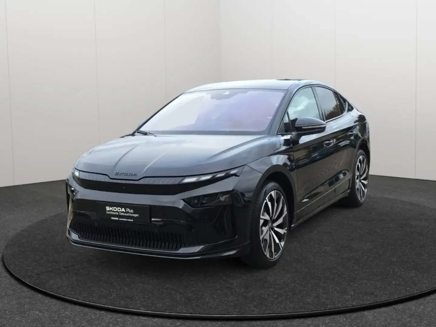 Skoda Enyaq Coupe 85 Sportline Matrix AHK Navi HUD 360° ACC CA Schwarz - 1