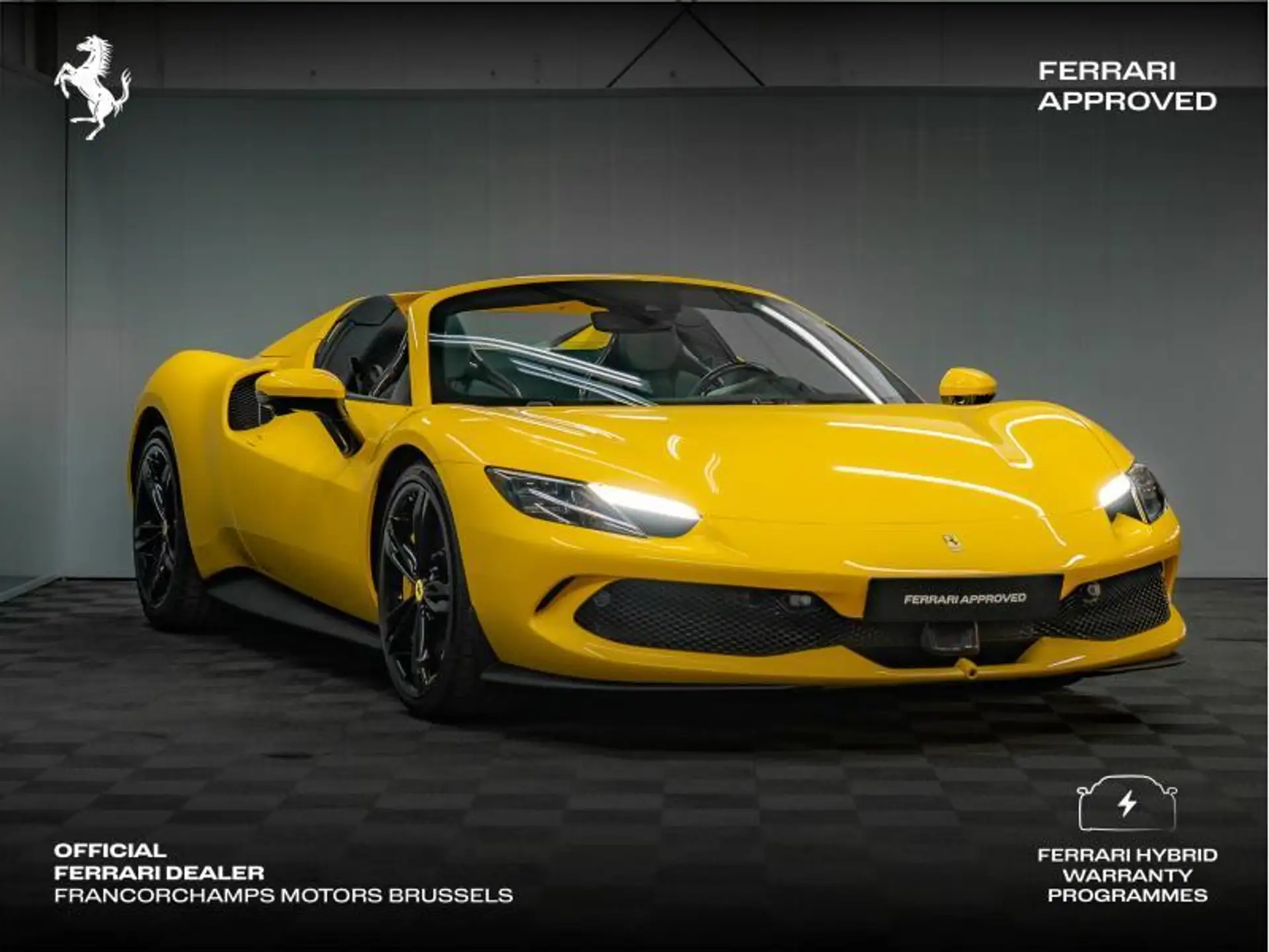 페라리 296 GTS 2025 노랑 사진 1