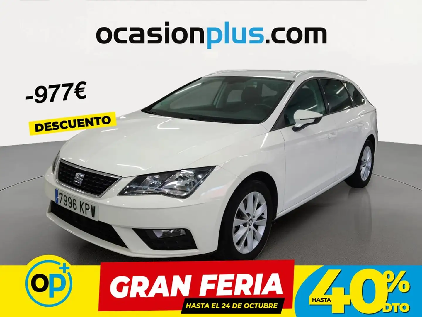 SEAT Leon ST 1.6TDI CR S&S Style 115 Blanco - 1