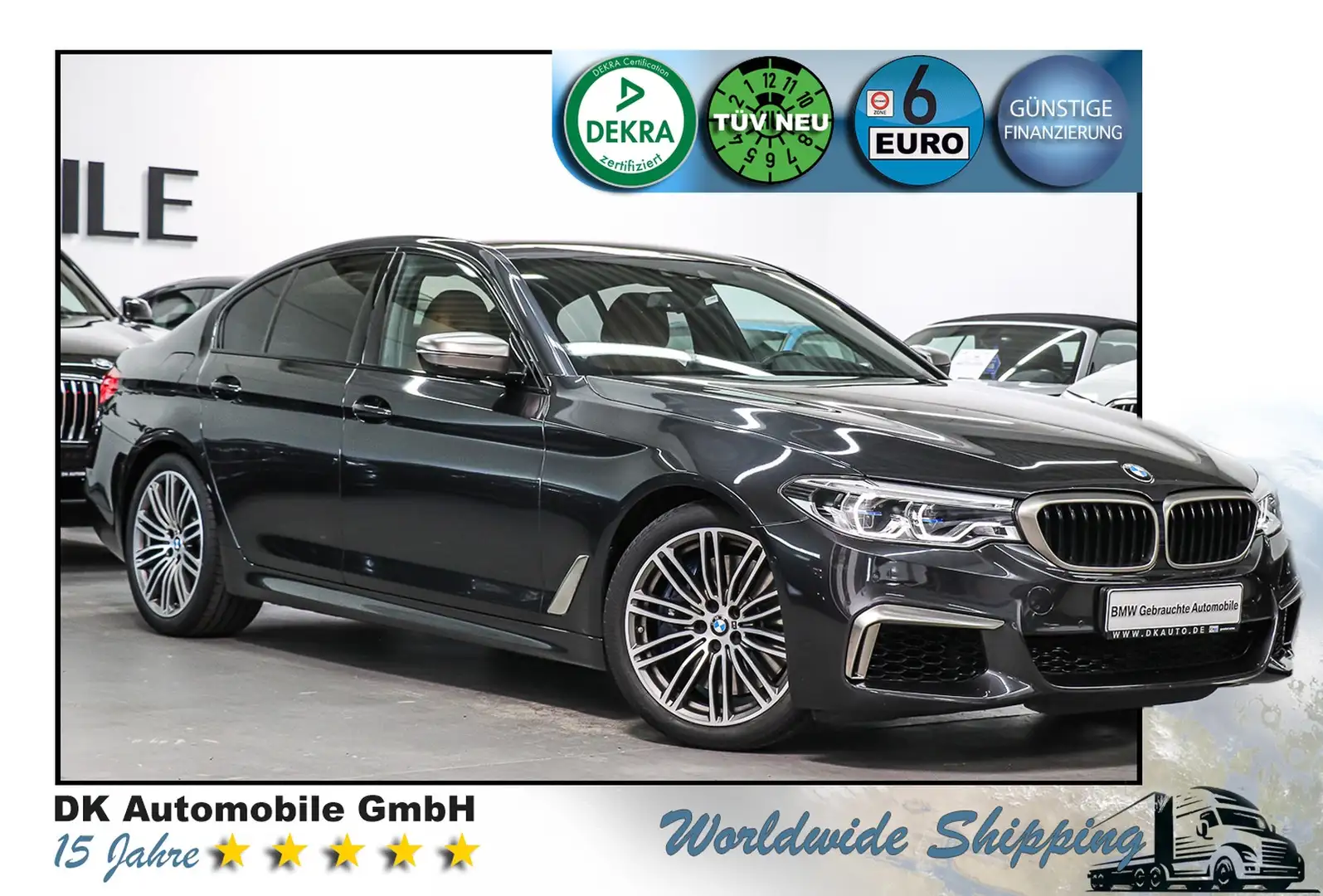 BMW M550 i xDrive Sport-Aut./HARMAN/KAMERA/LASERLICHT/ Šedá - 1