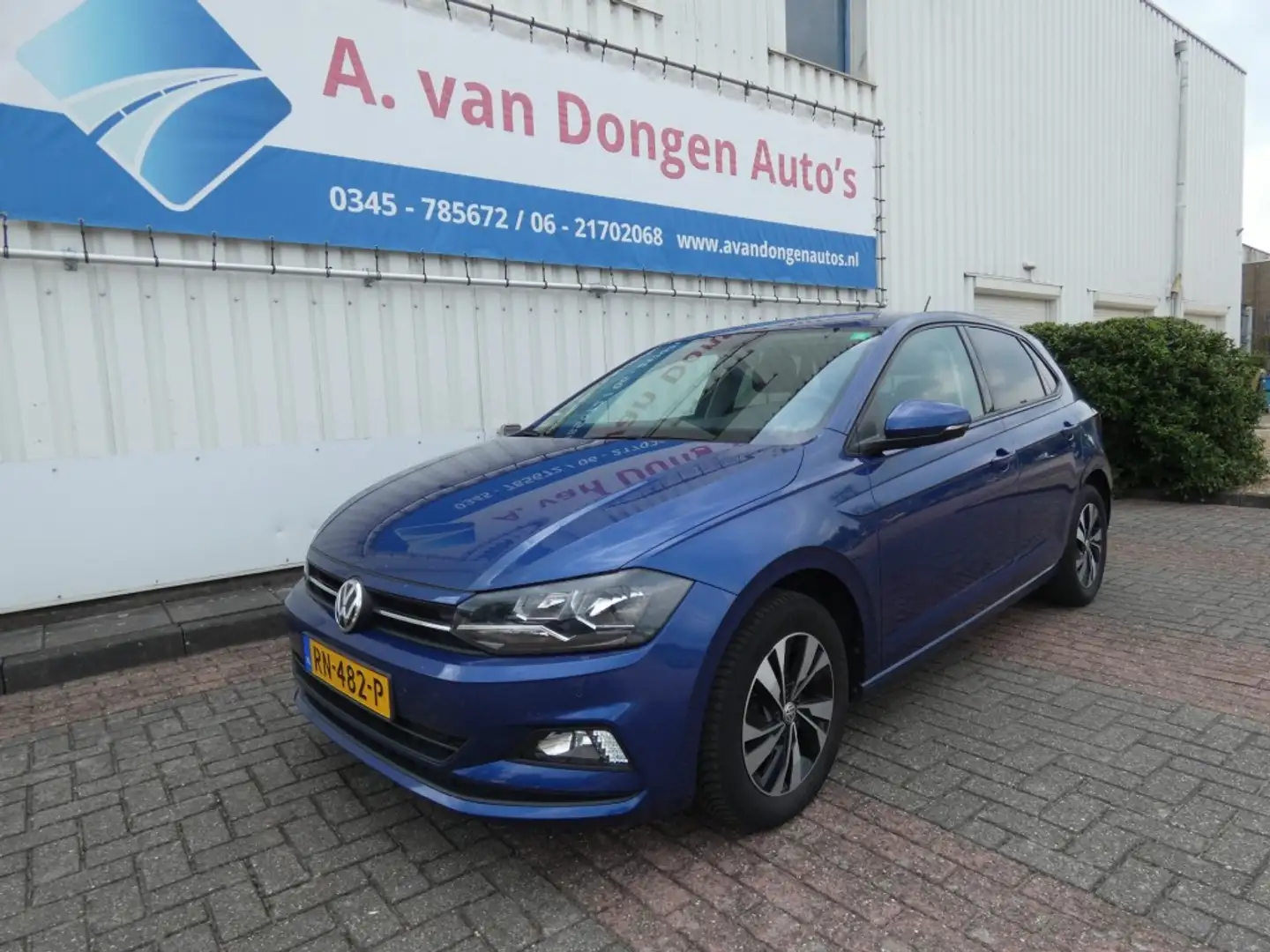 Volkswagen Polo 1.0 TSI COMFORTLINE,ADAPTIVE,Navi,Trhaak,Airco Bleu - 2