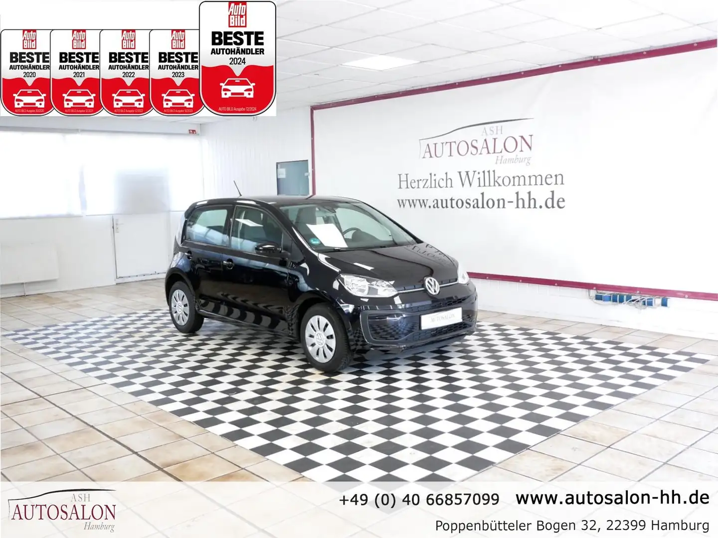 Volkswagen up! move up! BMT/SS*2Vorb*VW Servicegep*PDC H*Notbrems Schwarz - 1