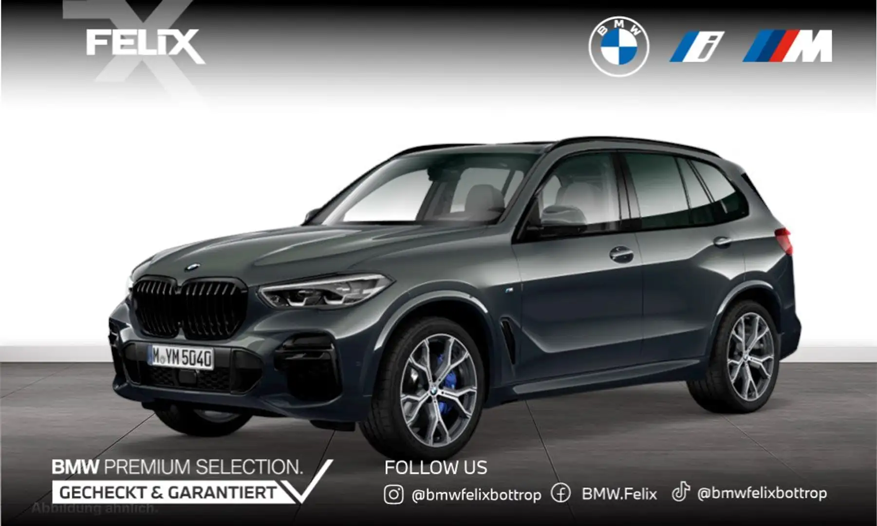 BMW X5 xDrive30d M SPORTPAKET+21"ALU+PANORAMA+HEAD UP+KOM Grau - 1