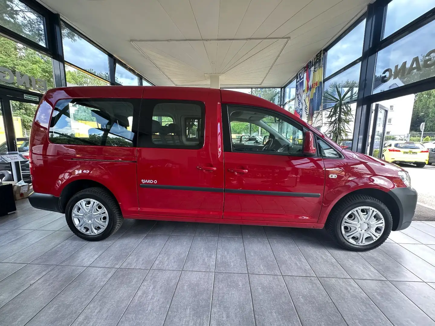 Volkswagen Caddy Maxi*7 Sitzer *Klima*Einparkhilfe Rojo - 1