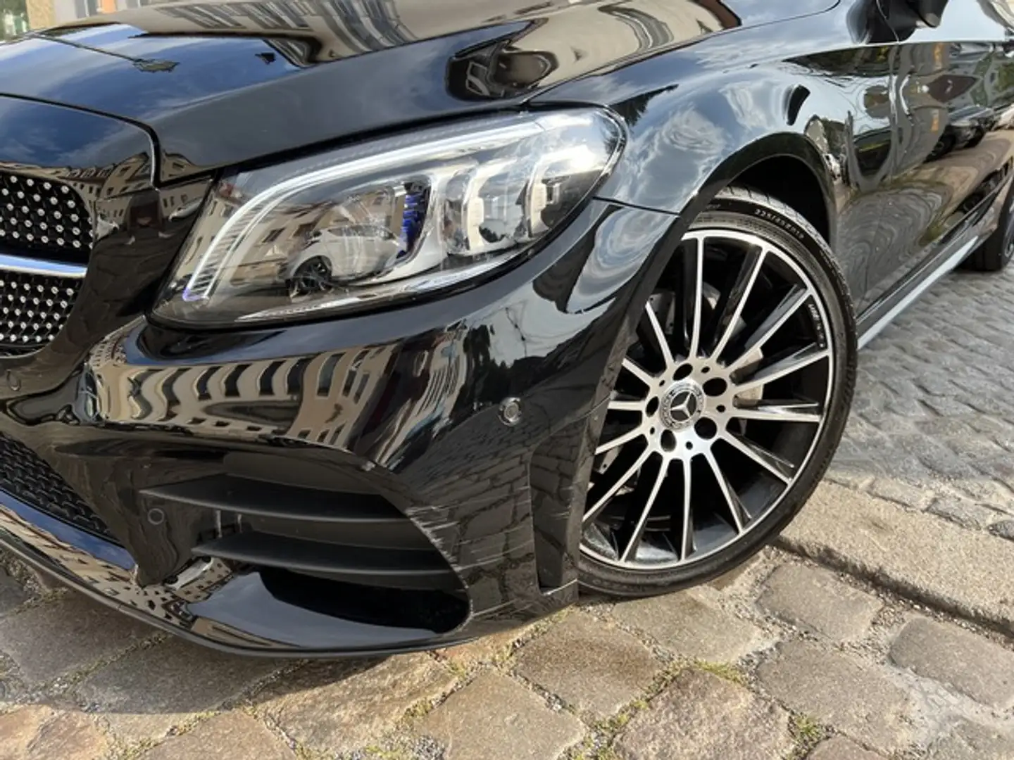 Mercedes-Benz C 220 d Coupe AMG PANO TOTW KAM LED DIST+ Noir - 2