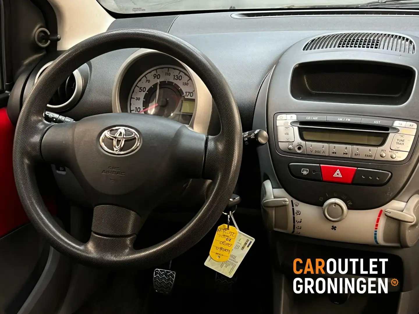 Toyota Aygo 1.0-12V 5-DRS | Zuinig&Betrouwbaar | NAP | CARPLAY Rood - 2