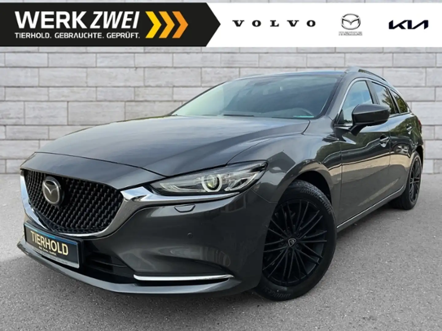 Mazda 6 D150 Exclusive-Line AT AHK ACC HUD 360° Grau - 1