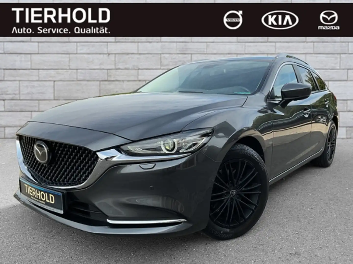 Mazda 6 D150 Exclusive-Line AT AHK ACC HUD 360° Grau - 2