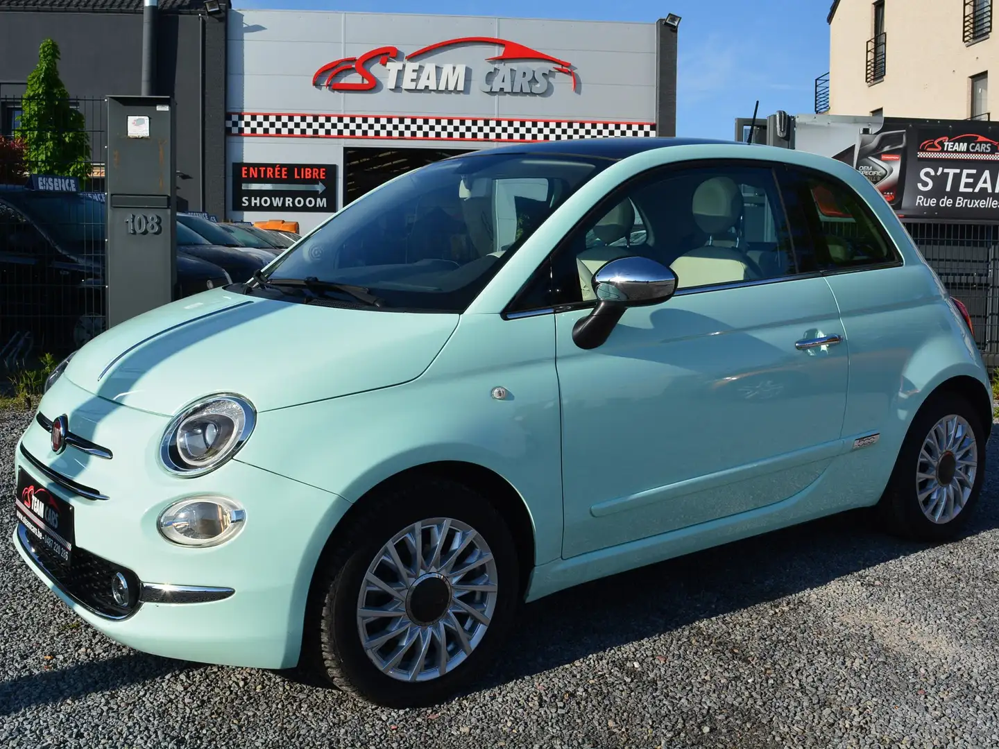 Fiat 500 1.2i Lounge MTA Grün - 1