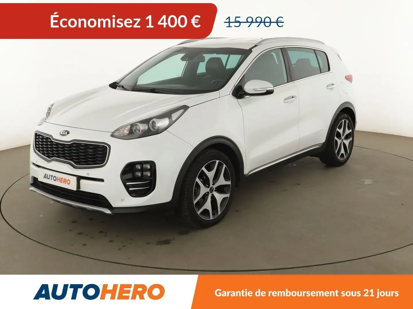 Kia Sportage 1.7 CRDi ISG GT Line 2WD DCT7 Blanc - 1