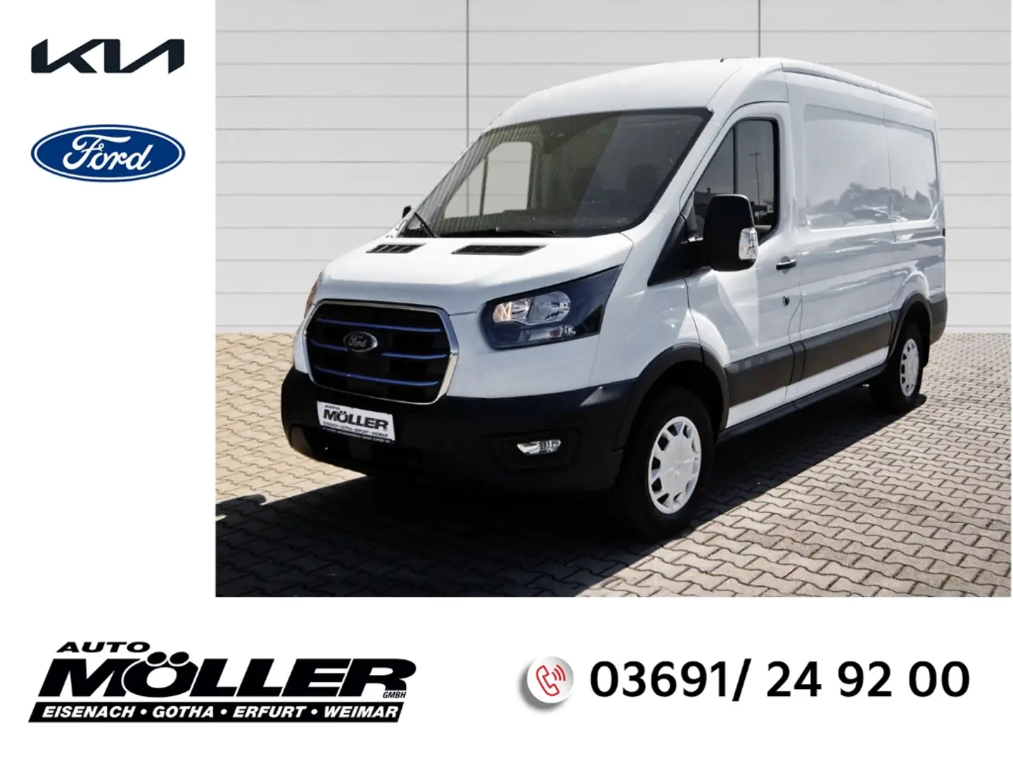 Ford Transit E Kasten 350 L2H2 Trend Spannungskonverter Weiß - 1