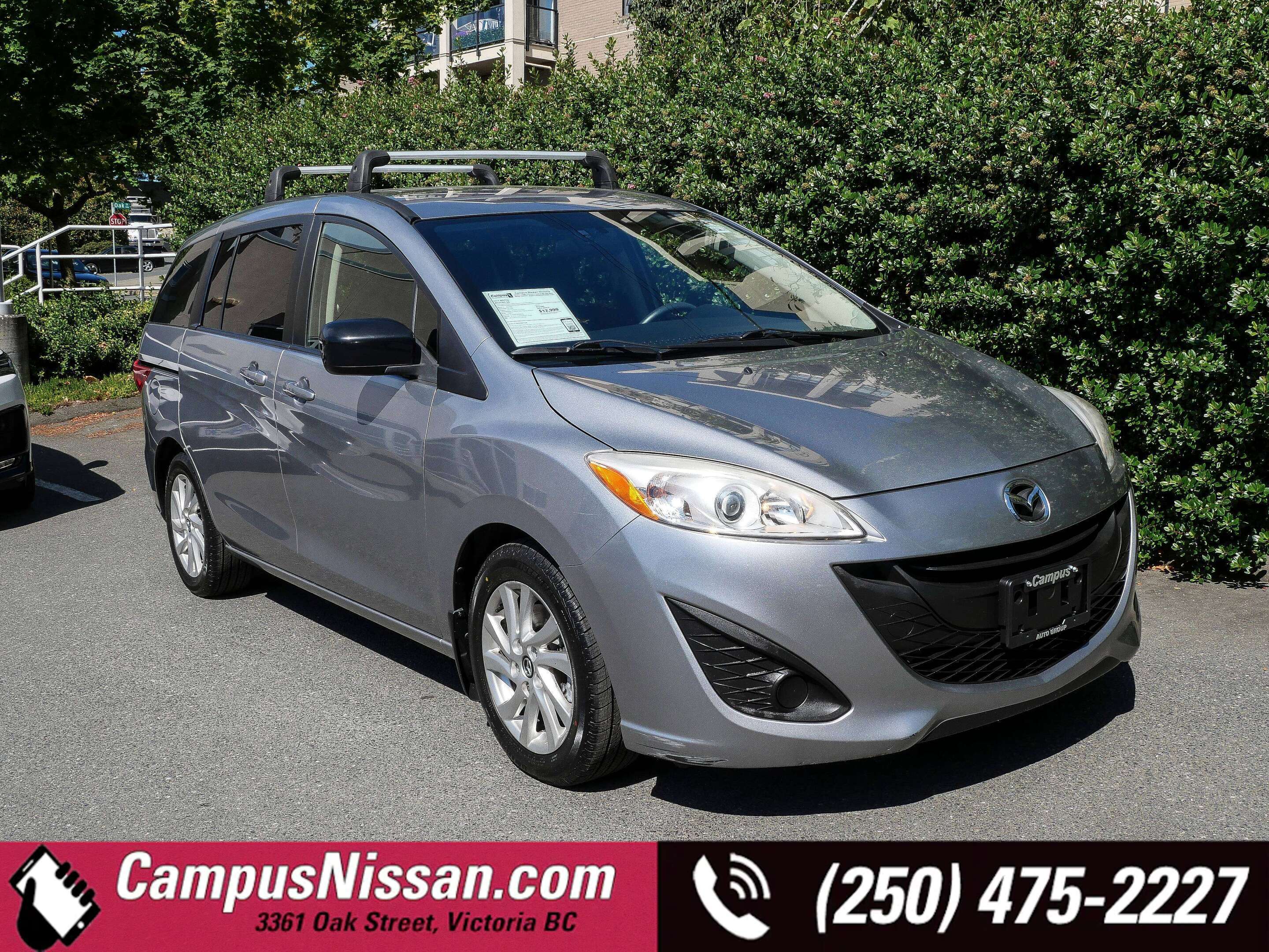 Silver 2015 Mazda MAZDA5 Minivan 5-Speed Automatic