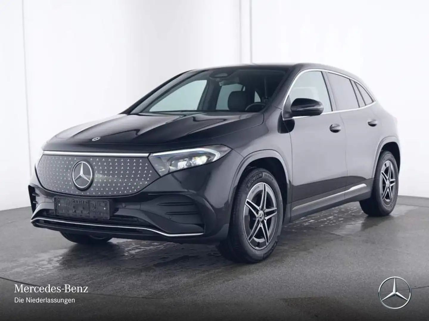 Mercedes-Benz EQA 350 4M AMG+ADVANCED+KAMERA+SPUR Zwart - 2