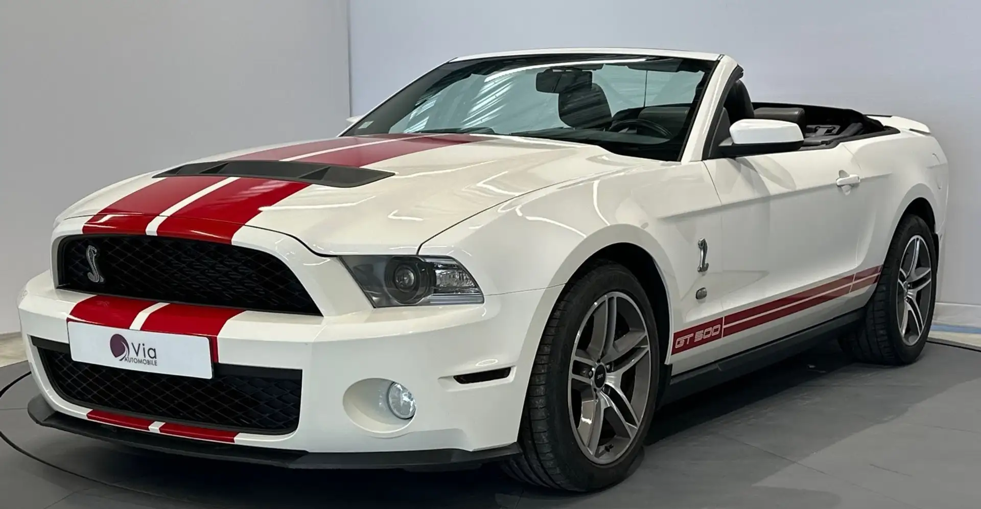 Ford Mustang GT 500 CABRIOLET Blanc - 1