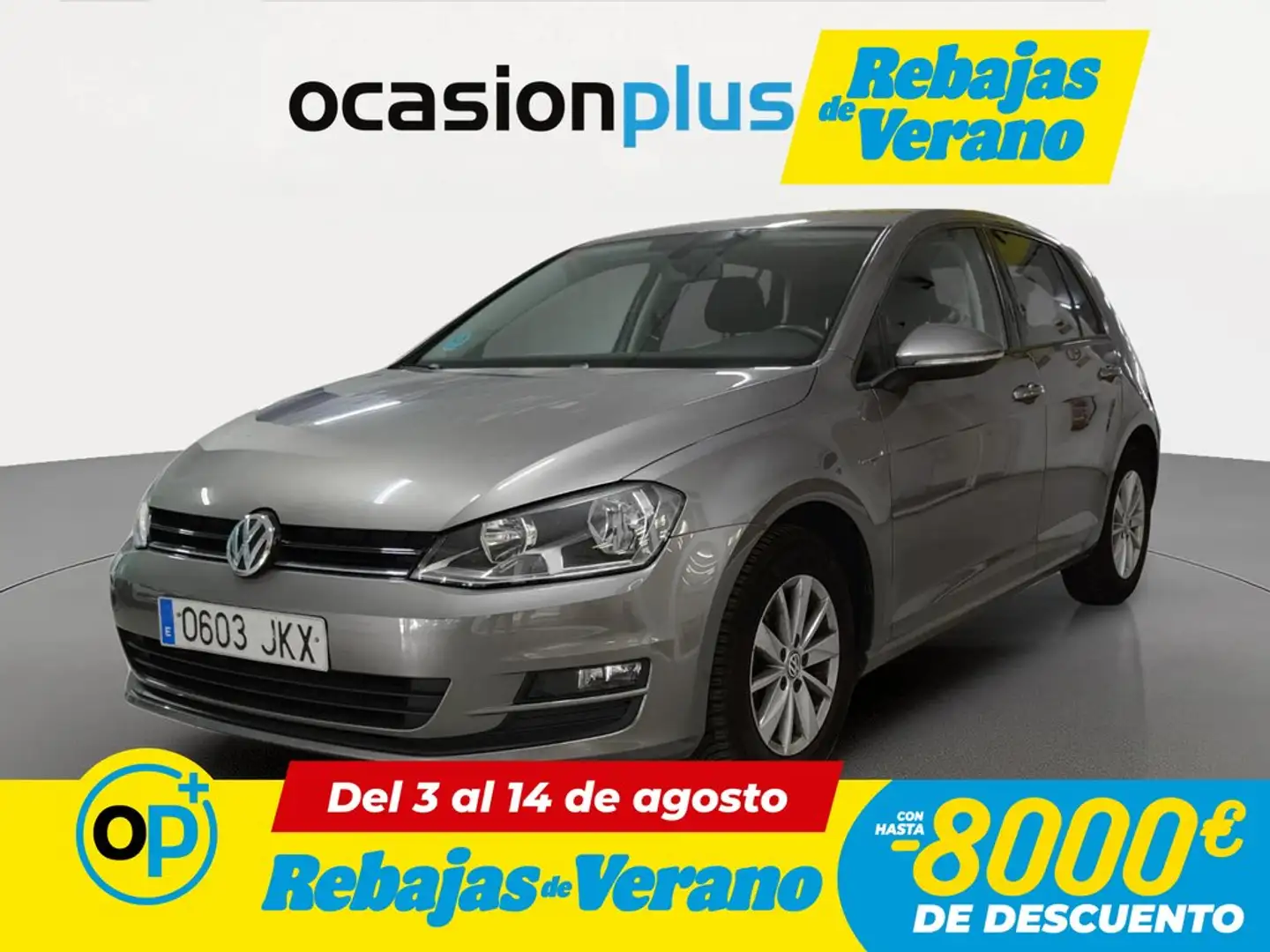 Volkswagen Golf 1.6TDI CR BMT Business DSG 110 Gris - 1