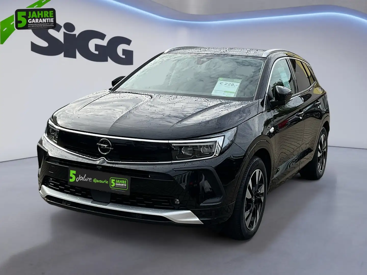 Opel Grandland 1.6 Turbo Ultimate 2xKlima 360 4xSHZ Schwarz - 2