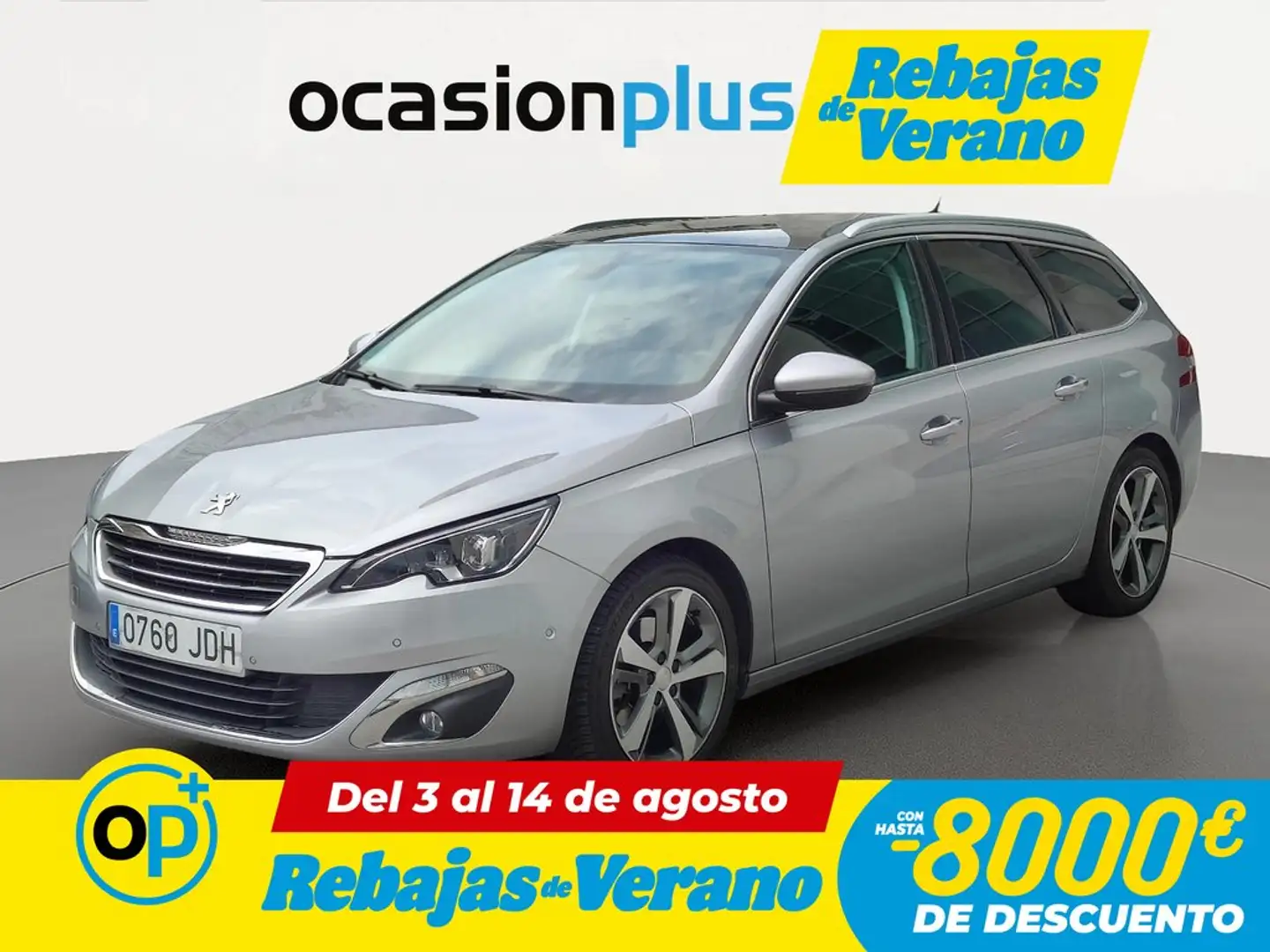 Peugeot 308 SW 2.0 BlueHDi Allure EAT6 150 Gris - 1