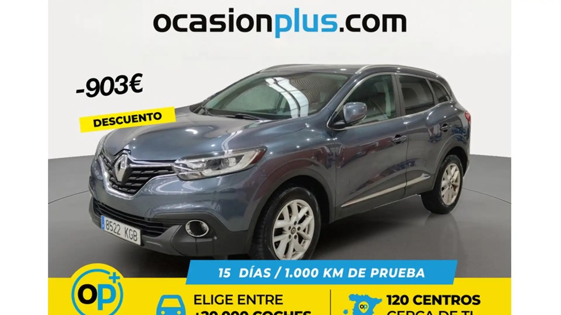 Renault Kadjar 1.2 TCe Energy Tech Road 97kW Gris - 1