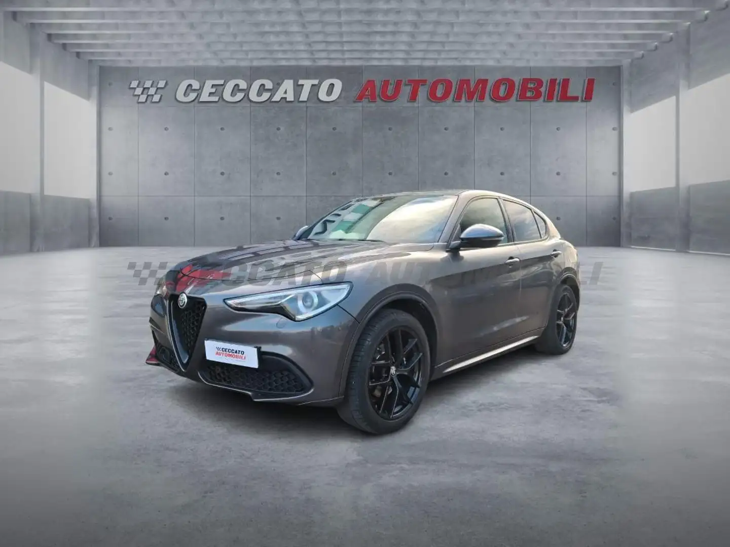 Alfa Romeo Stelvio Stelvio 2.2 t Veloce Q4 210cv auto Gris - 1