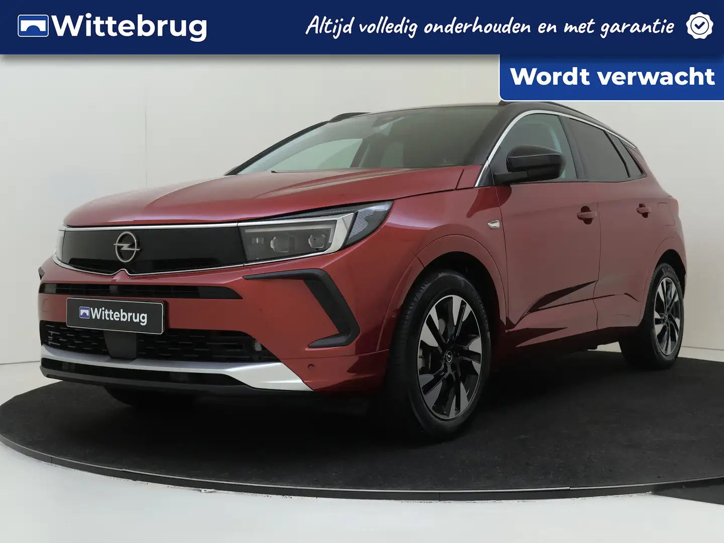 Opel Grandland 1.6 Turbo Hybrid Business Elegance Rood - 1