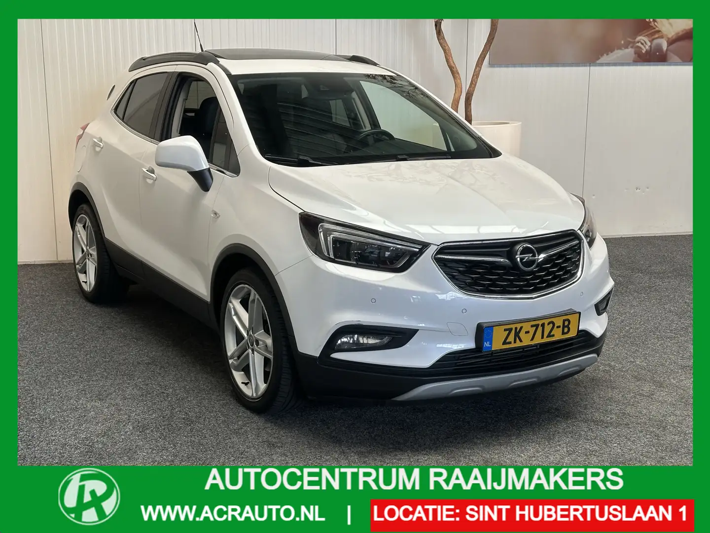 Opel Mokka X 1.4 TURBO INNOVATION AUTOMAAT NAVIGATIE LEDER ACHT Wit - 1