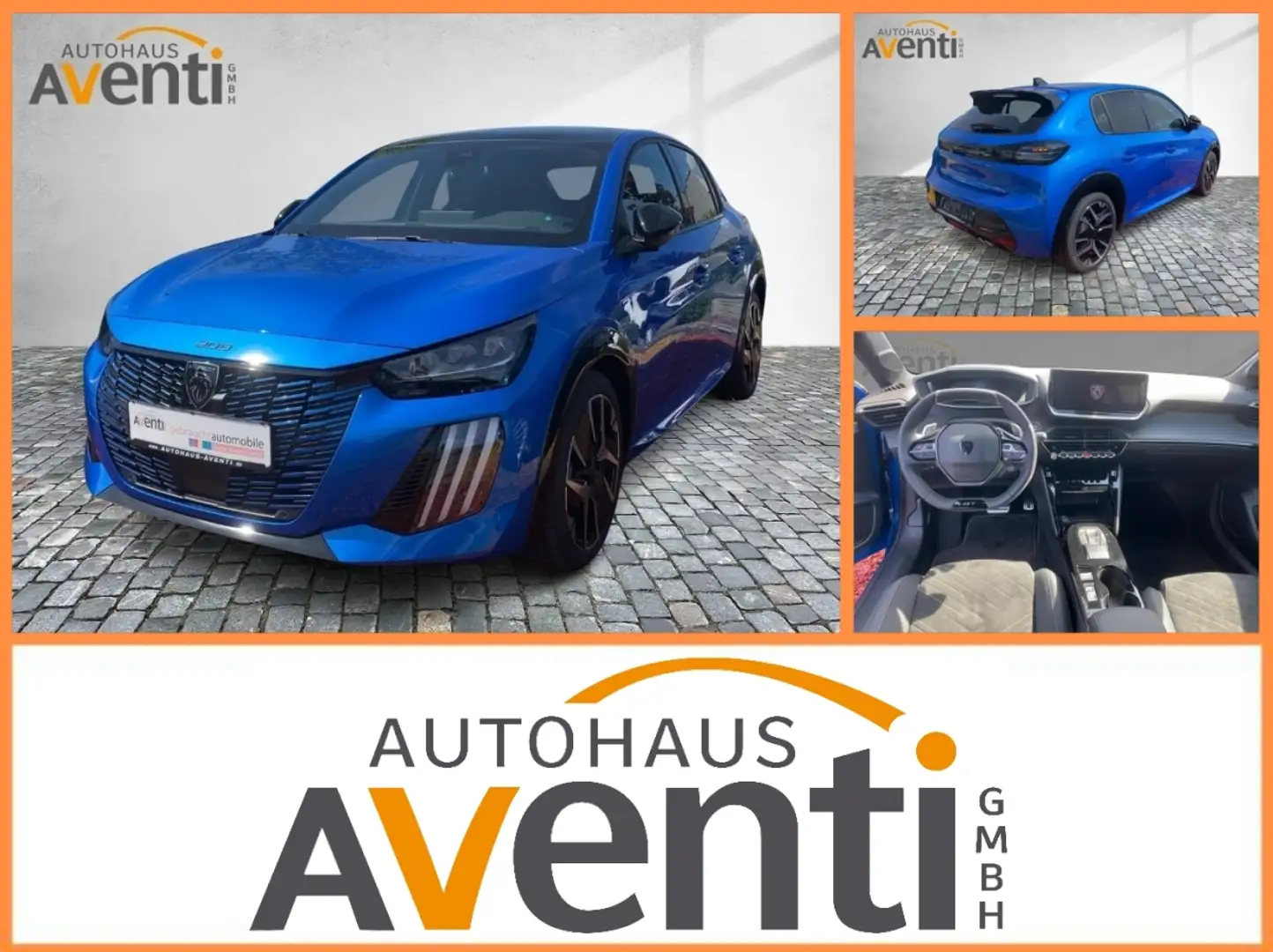 Peugeot 208 GT *LED*SpurH+SpurW*Pano*Navi*ACC*Kamera 360* Blau - 1