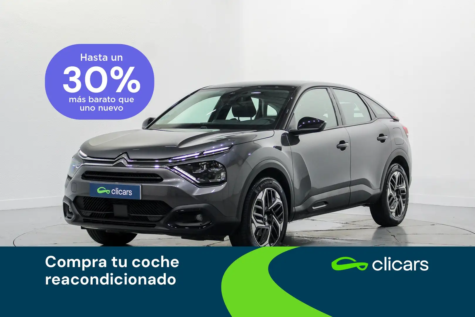 Citroen C4 1.2 PureTech Plus S&S 130 Gris - 1