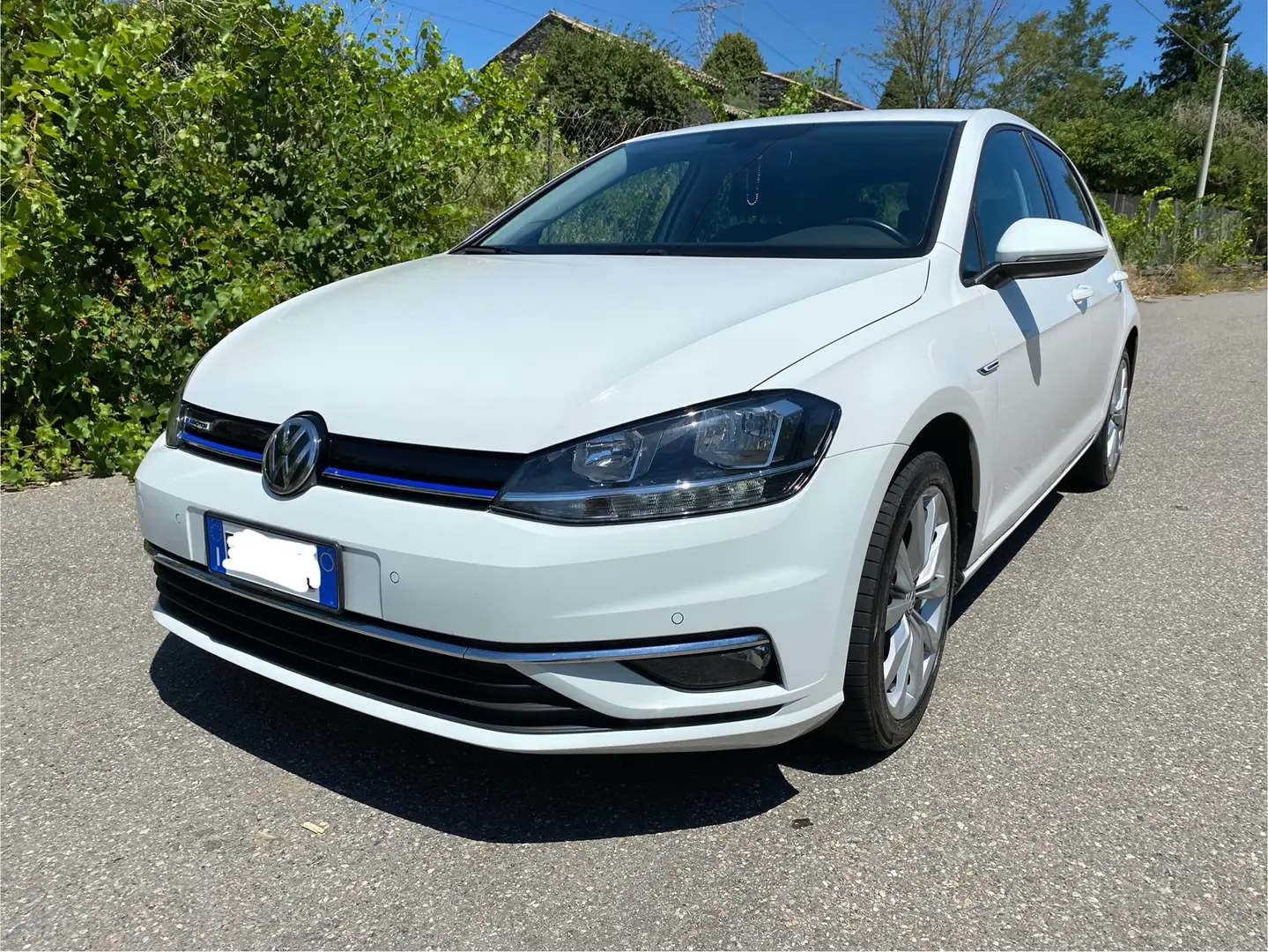 Volkswagen Golf Golf VII 2017 5p5p 1.5 tgi executive 130cv Bianco - 1