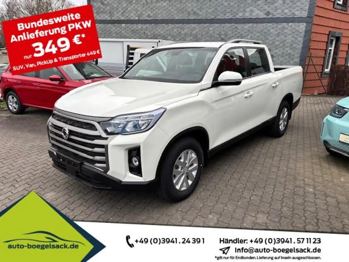 KGM Musso GRAND 2.2D 4x4 CORE+AHK3.000kg+5J.GARANTIE White - 1