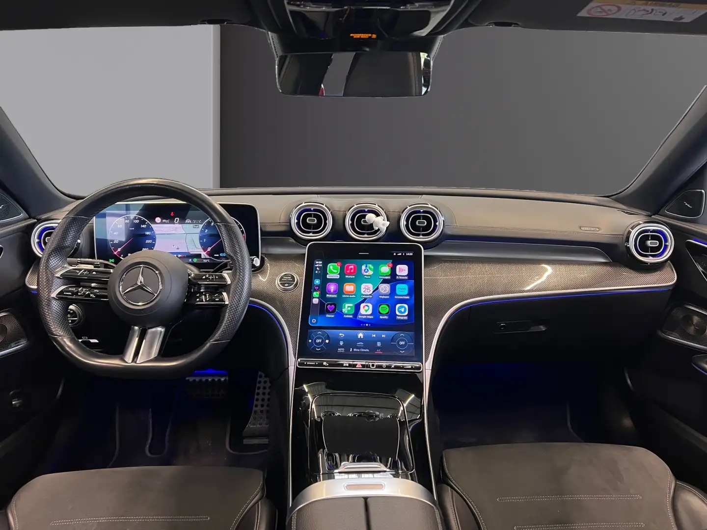 Mercedes-Benz C 30 AMG Classe C 300 e 9G-Tronic AMG Line Gris - 2