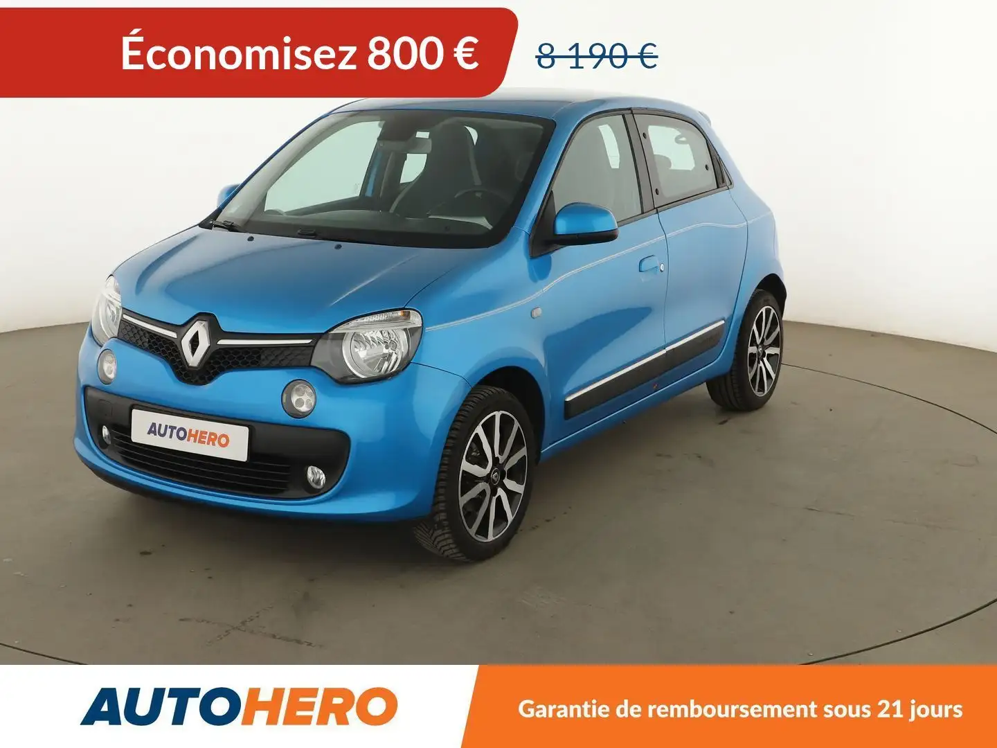Renault Twingo 1.0 SCe Intens Bleu - 1