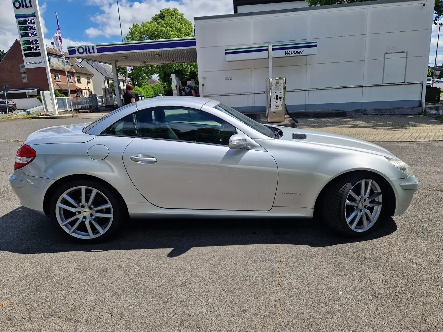 Mercedes-Benz SLK 200 SLK-Klasse Roadster Kompressor Automatik Silber - 2