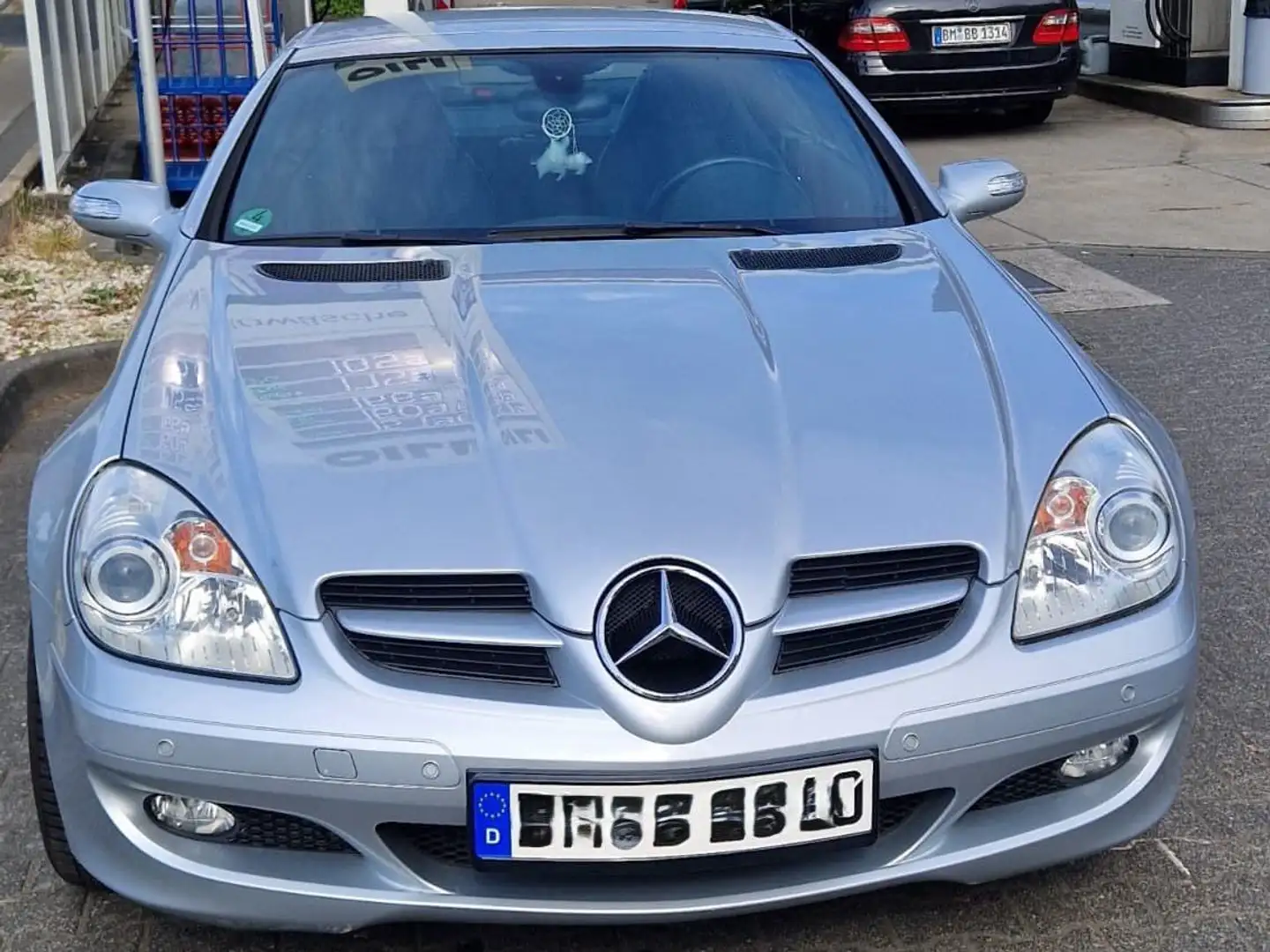 Mercedes-Benz SLK 200 SLK-Klasse Roadster Kompressor Automatik Silber - 1