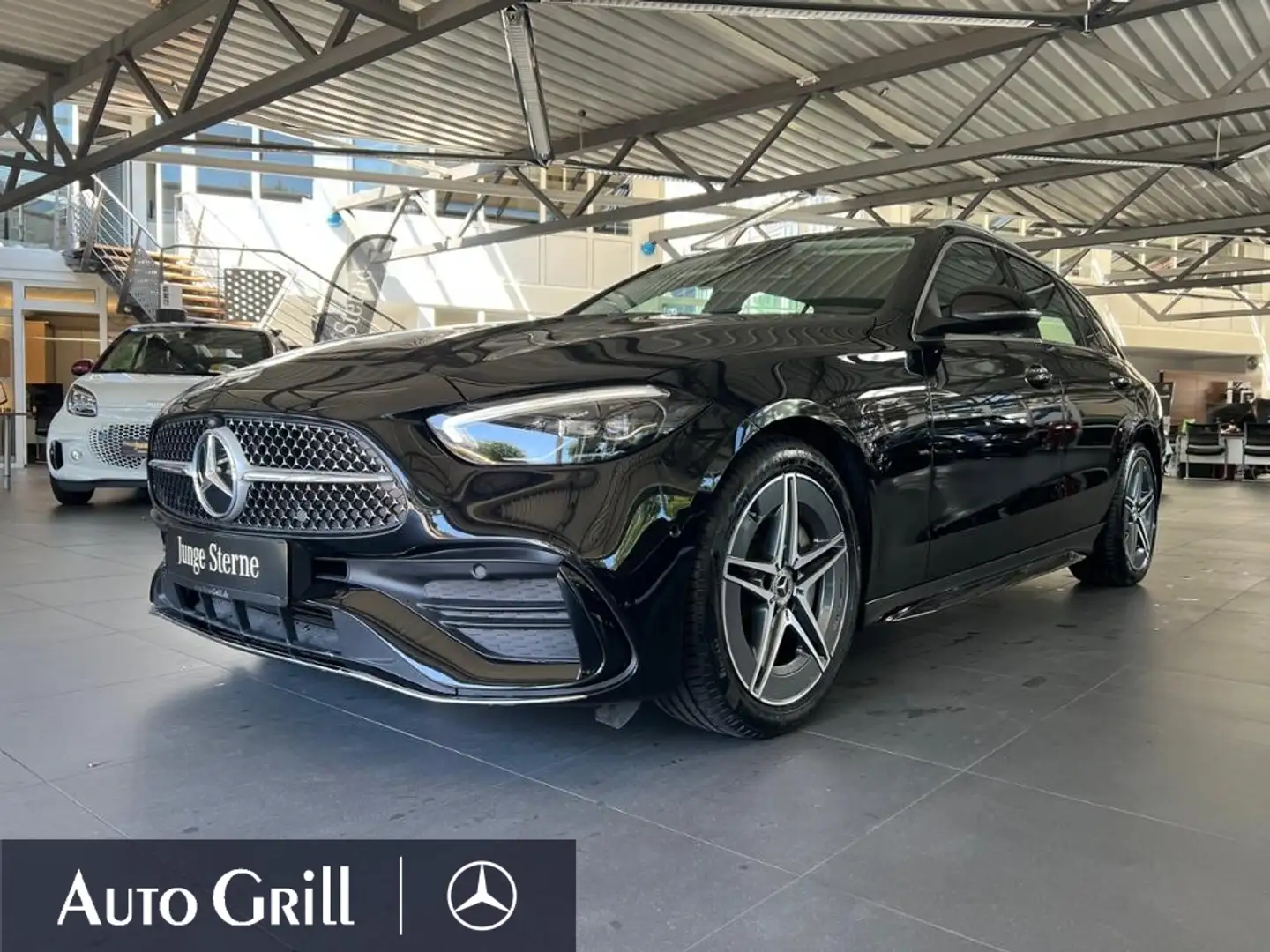 Mercedes-Benz C 200 T AMG Line Totw. MBUX LED Kamera EasyPack Noir - 1