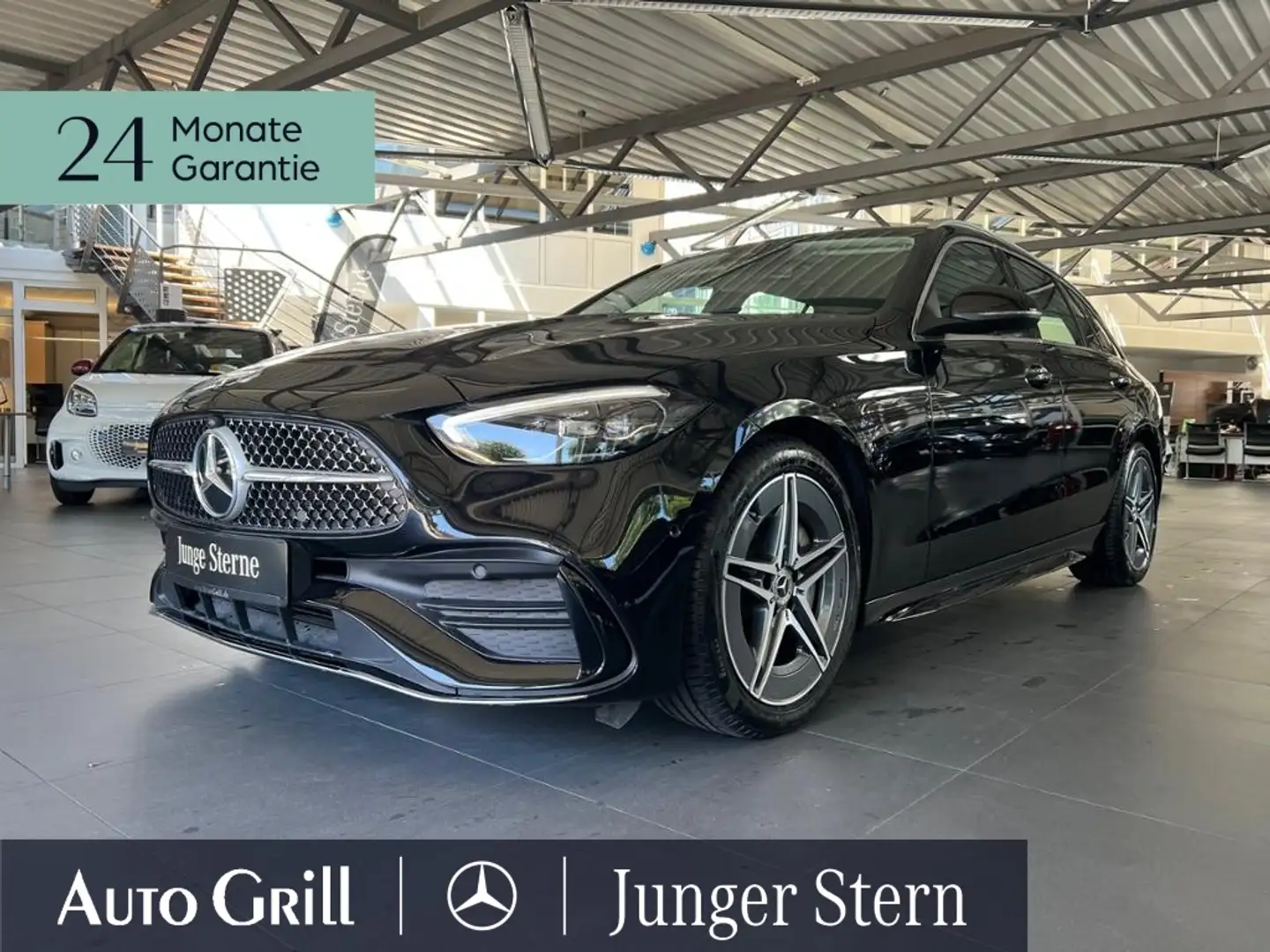 Mercedes-Benz C 200 T AMG Line Totw. MBUX LED Kamera EasyPack Noir - 1