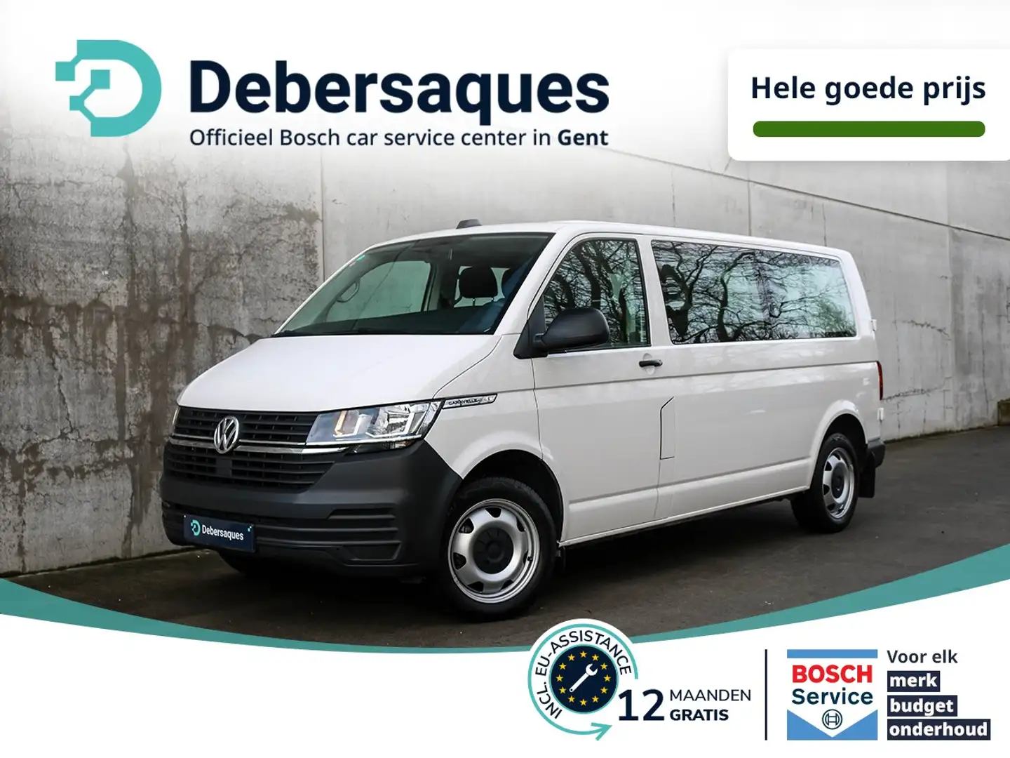 Volkswagen T6.1 Caravelle 2.0 TDi 150pk DSG NAVI PDC TREKHAAK CRUISE 9-zit Білий - 1