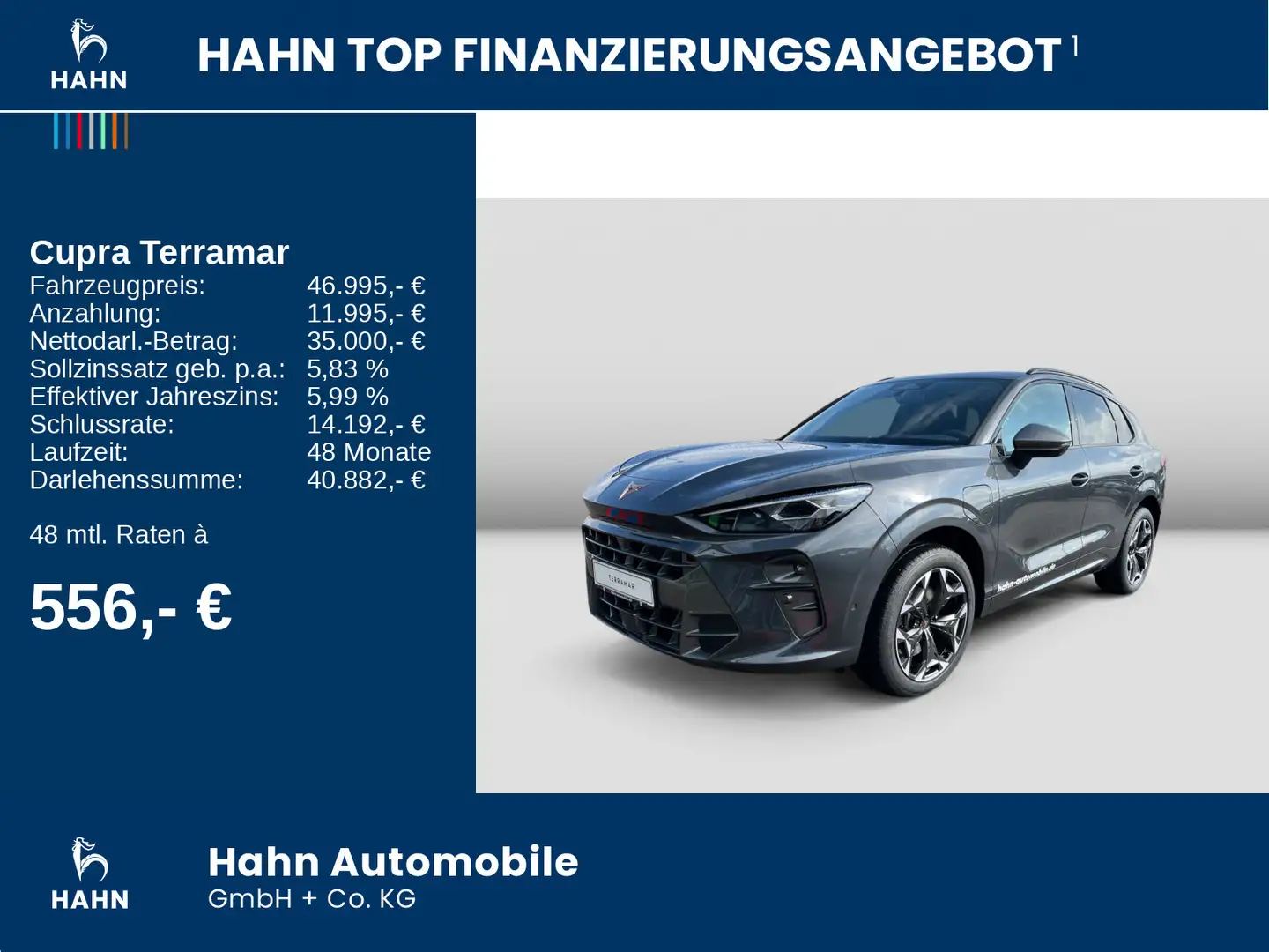 CUPRA Terramar VZ 1.5 e-HYBRID 200 kW VFW, Sitzh. Matr Grau - 2