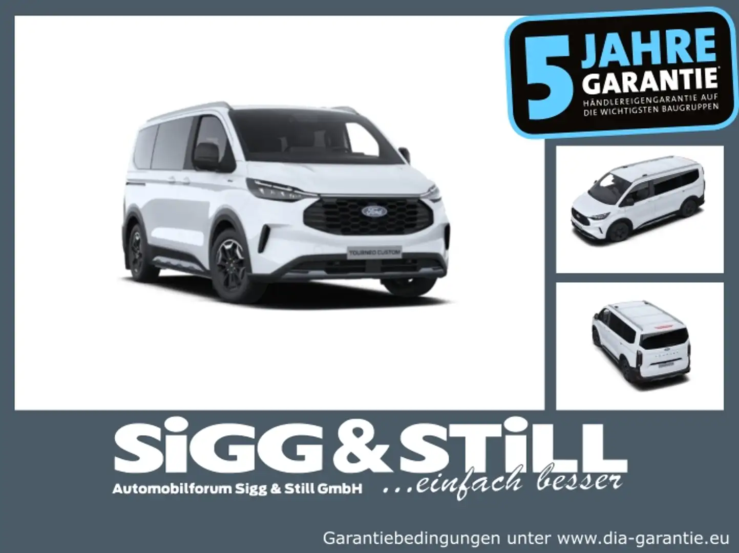 Ford Tourneo Custom Active 320 L1 ACC*AHK*B&O*PANO Weiß - 1