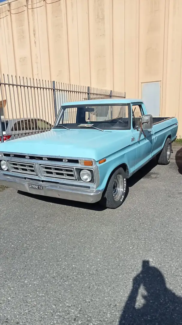 Ford F 100 Azul - 1
