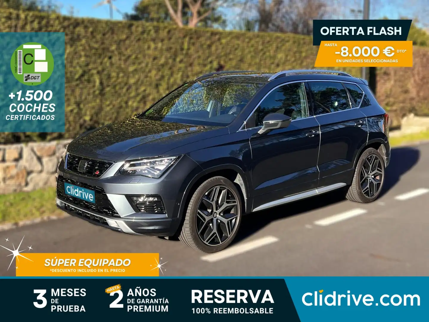 SEAT Ateca 2.0 TDI 140kW (190CV) DSG 4Dr St&Sp FR Gris - 1