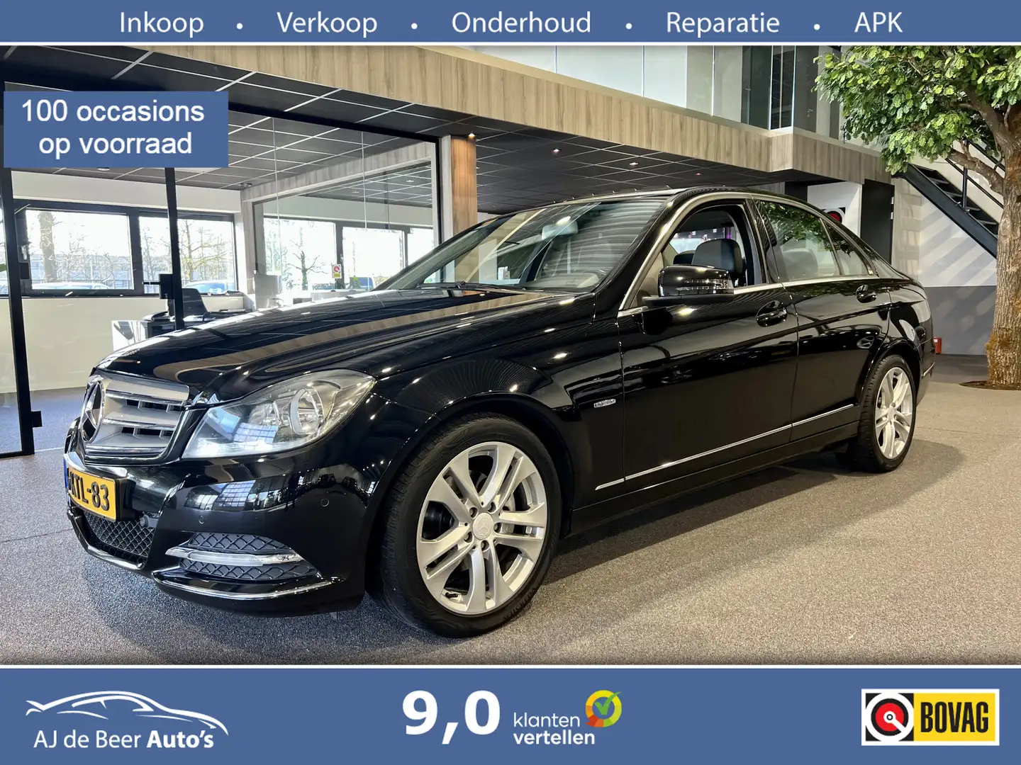 Mercedes-Benz C 180 Business Class Avantgarde Automaat | Open dak | Na Zwart - 1