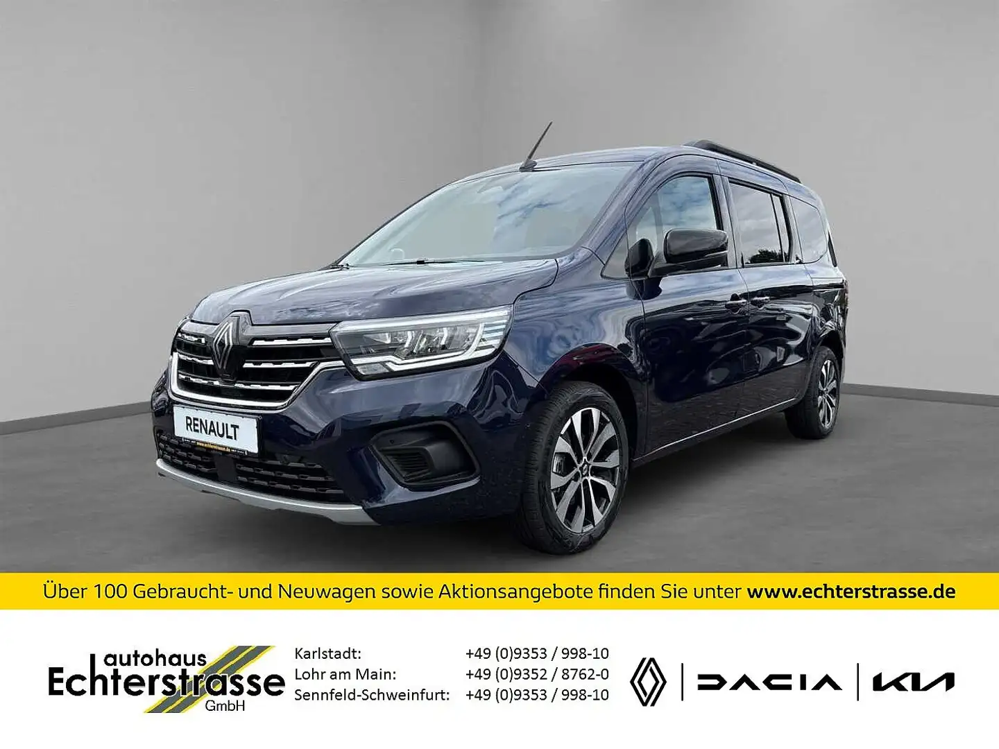Renault Kangoo Grand TCe 130 Techno +SHZ Blau - 1