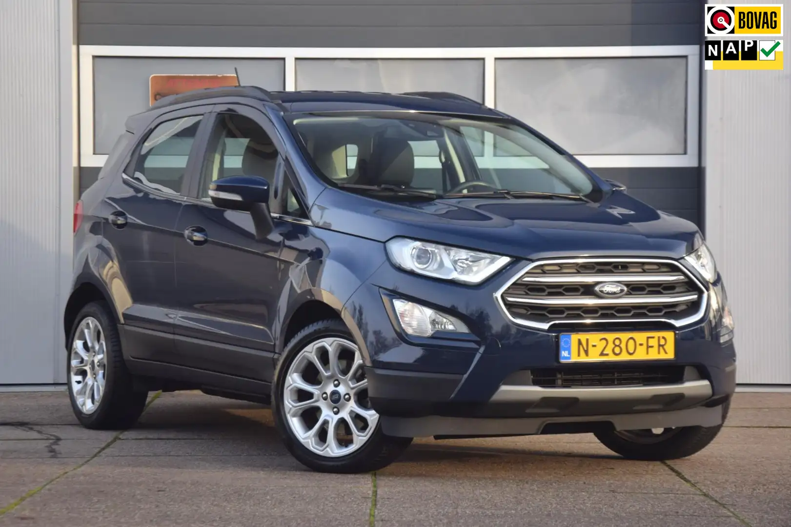 Ford EcoSport 1.0 EcoBoost Titanium B&O audio/Voorruit Stuur en Bleu - 1