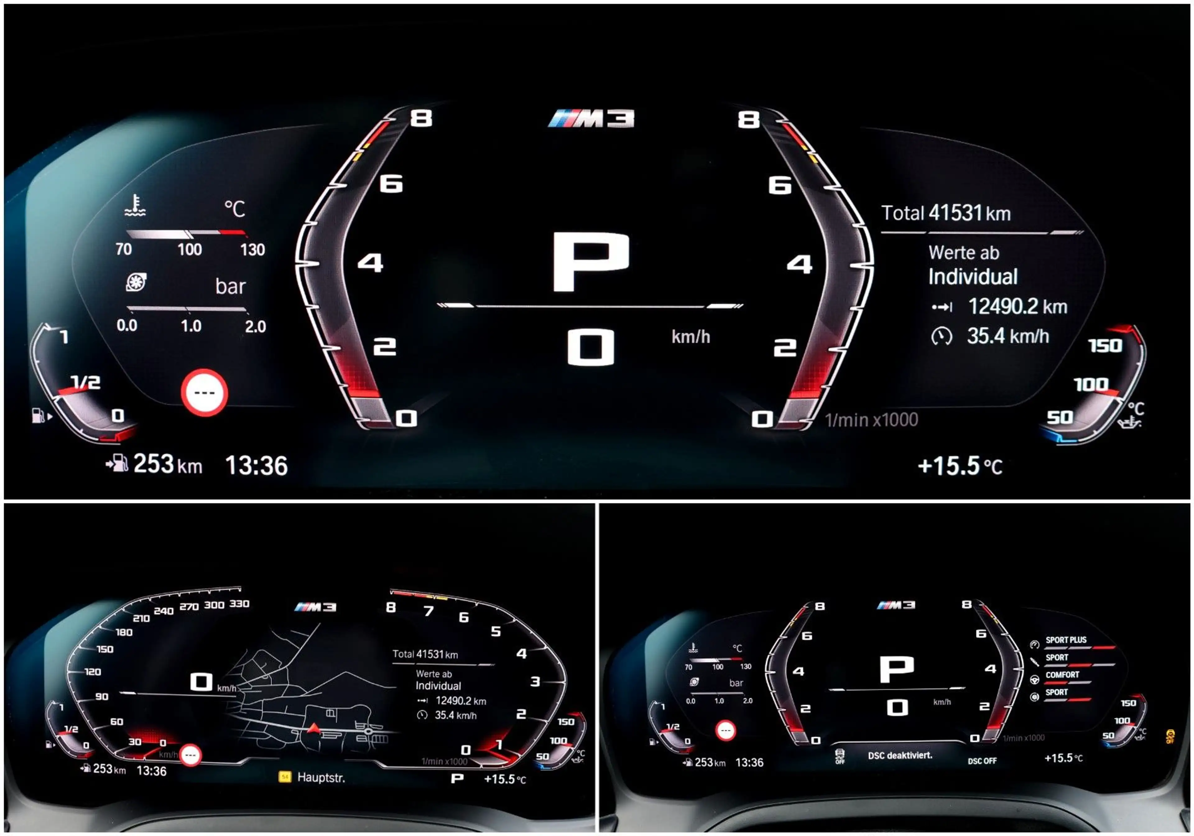 BMW M3 Competition/HUD/360/H&K/CarbonDach/SHZ/R19 — photo 14