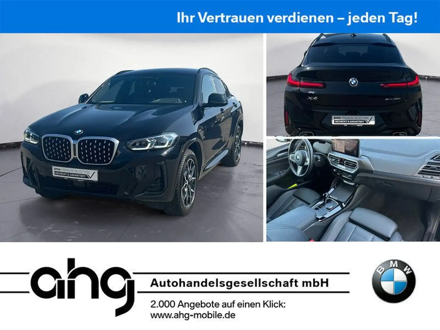 BMW X4 xDrive30i M Sportpaket Innovationsp. AHK Schwarz - 1